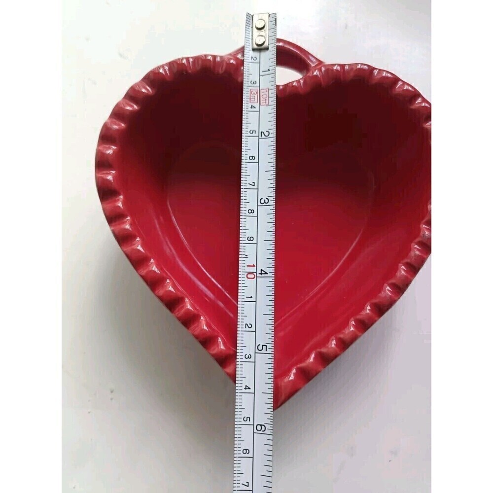 Williams Sonoma Ceramic Heart Shaped Dishes And Cup Set Of 12 Rainbow Colors - Picture 15 of 16